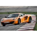 Mclaren mp4-12c orange front